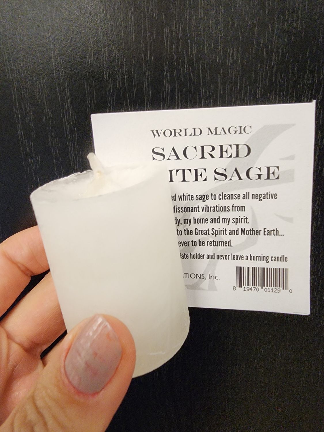 Sacred White Sage Votive