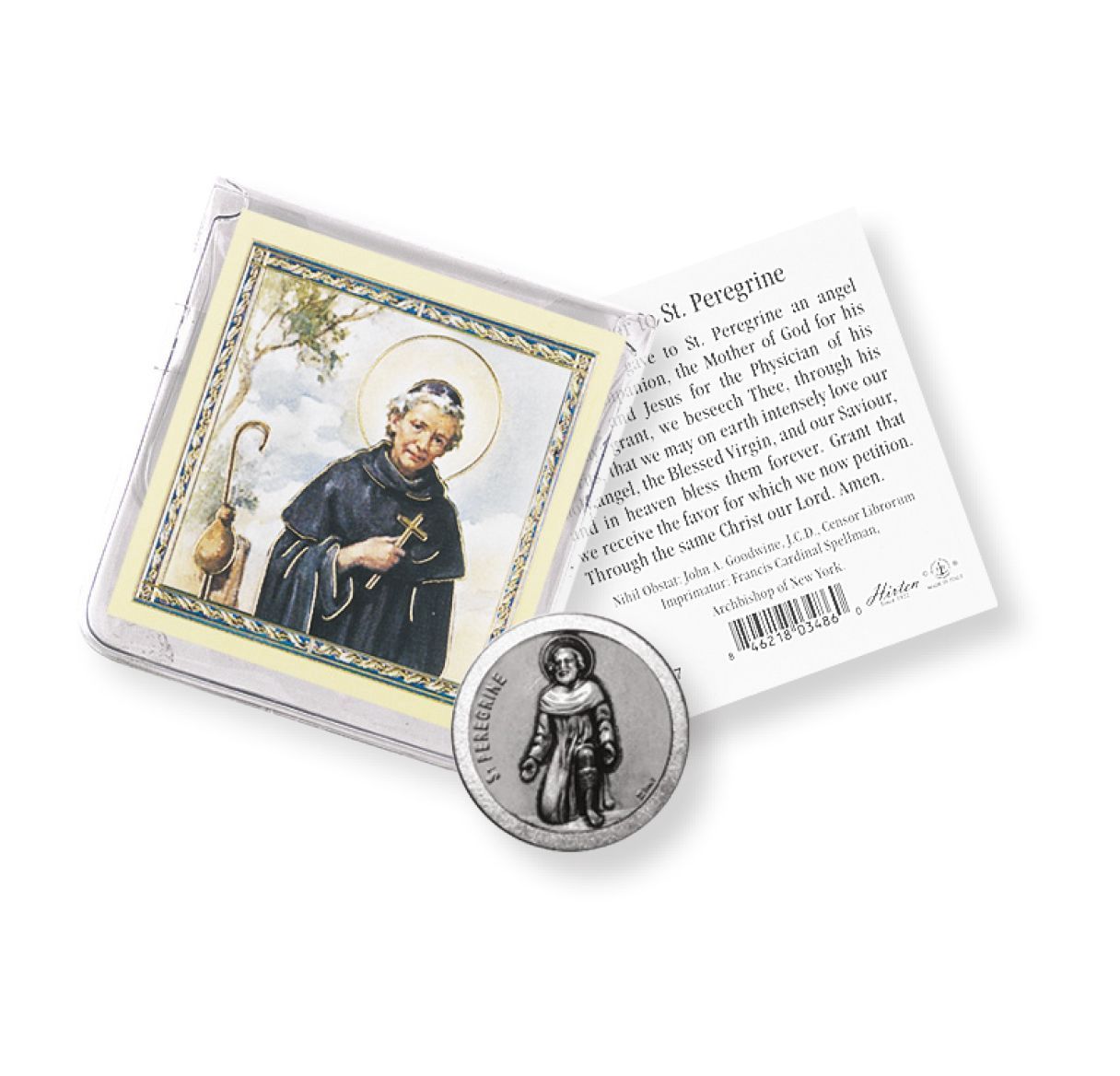 St. Peregrine Coin &amp; Prayer