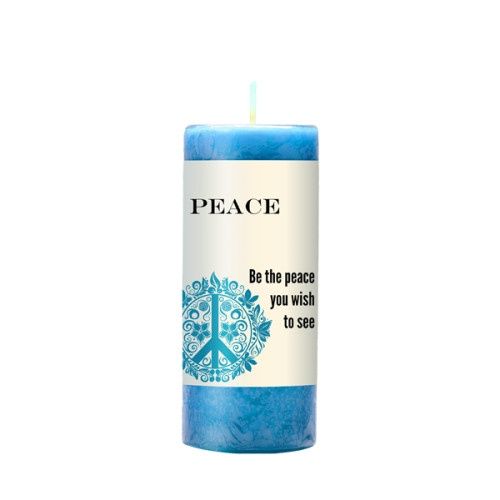 Peace Blessed Herbal Affirmation Candle