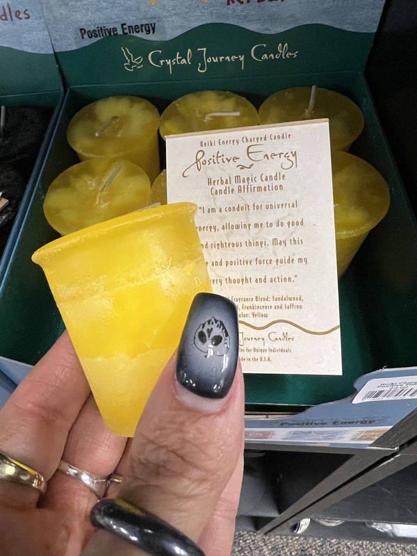 Reiki Charged Positive Energy Votive