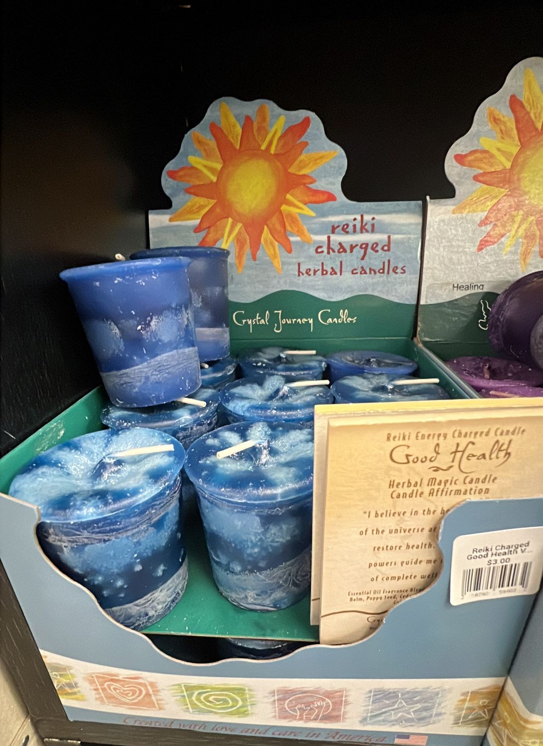 Reiki Charged Good Health Votive