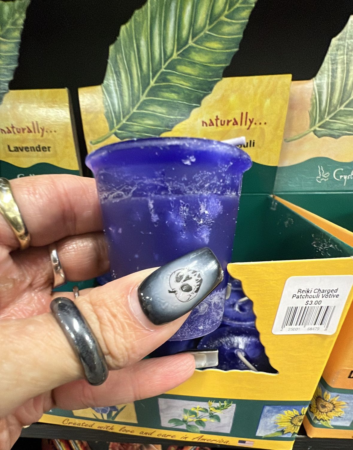 Reiki Charged Patchouli Votive