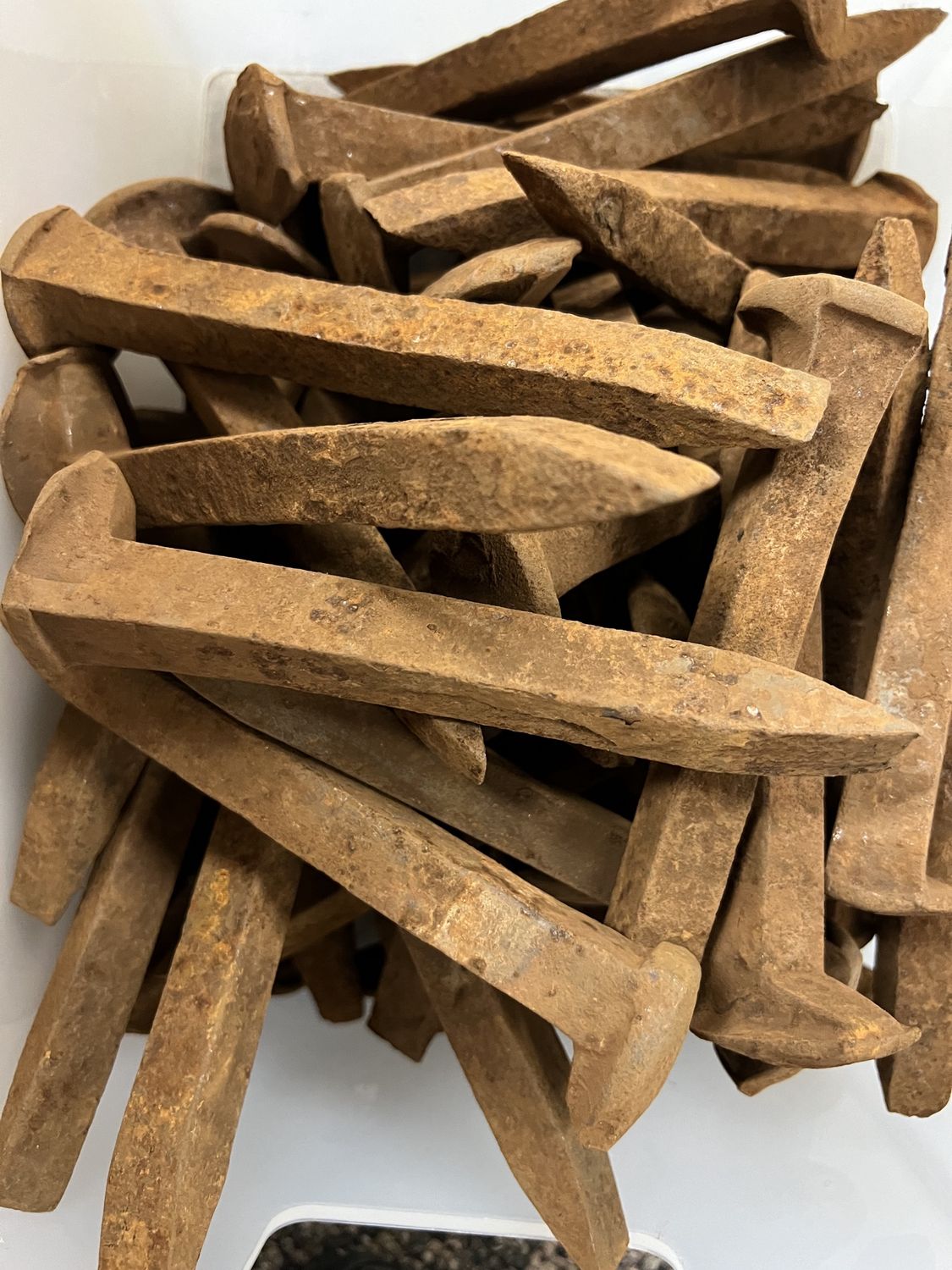 Rusted Iron Railroad Spike