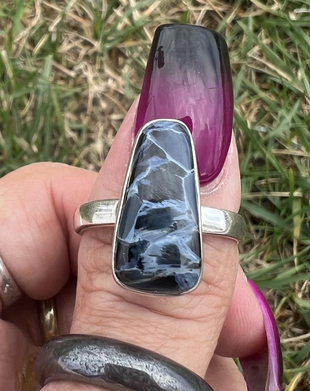 Pietersite Ring Sz 11