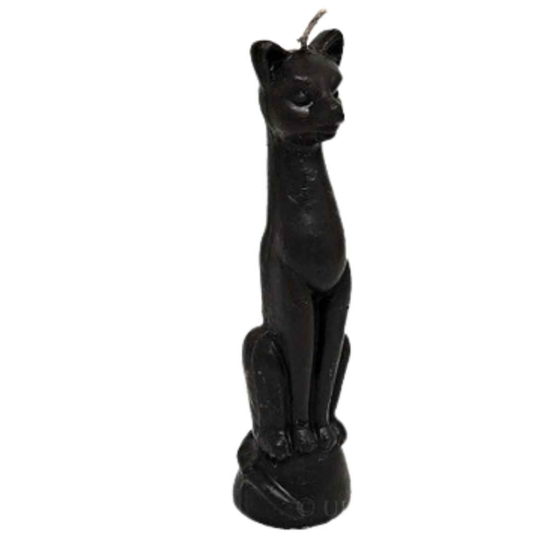 Black Cat Figure Candle