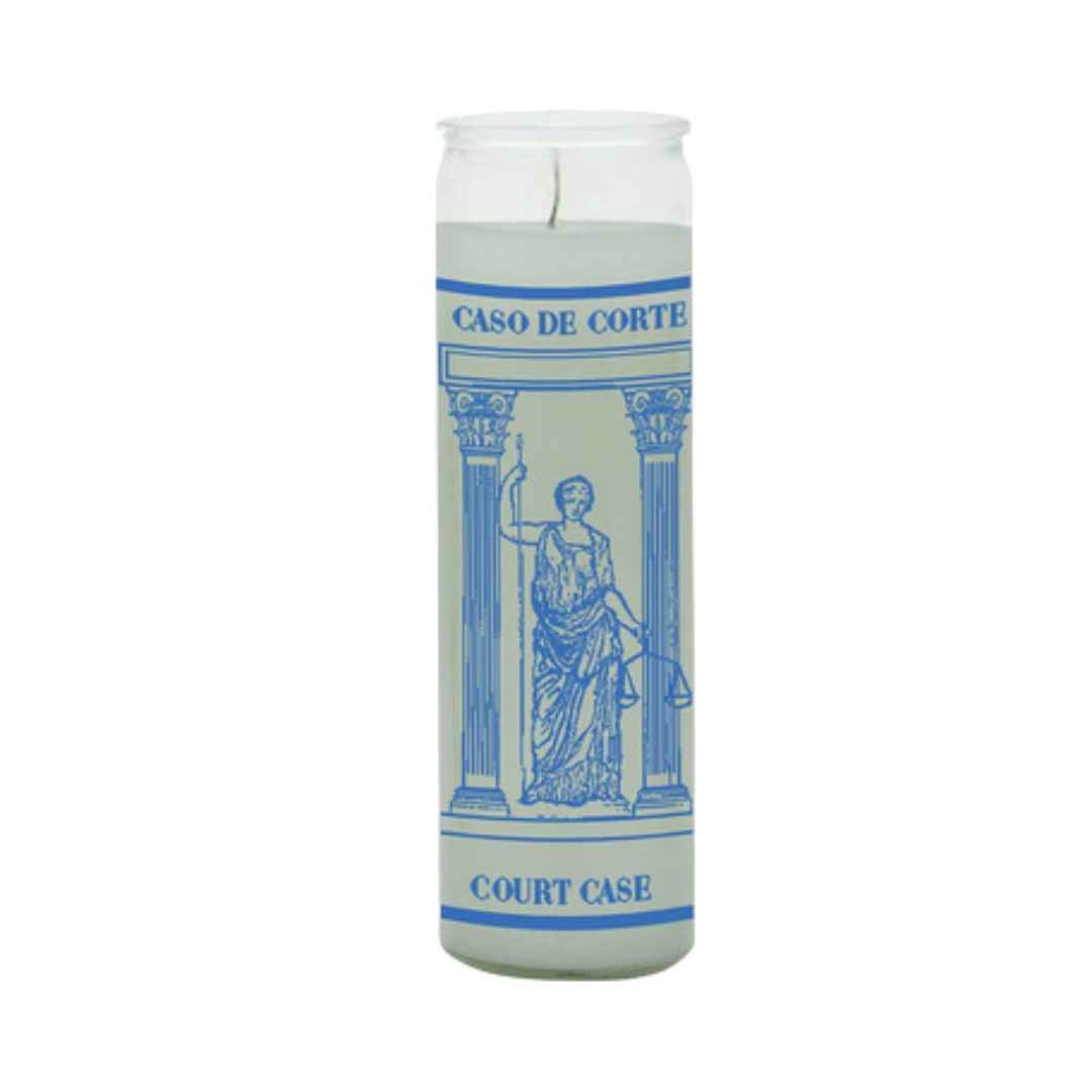 7 Day Court Case White Candle