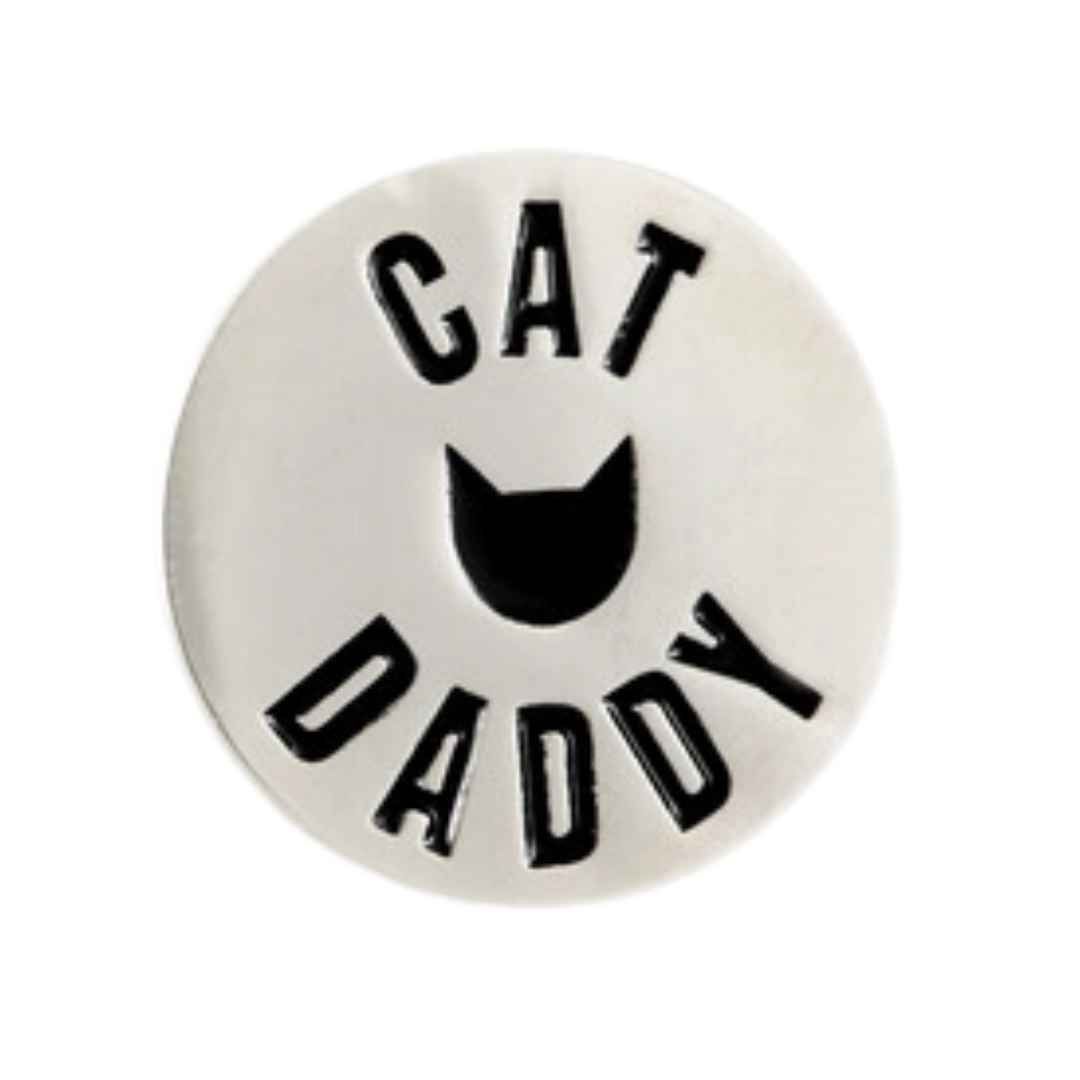 Cat Daddy Enamel Pin