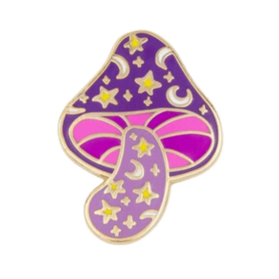 Celestial Mushroom Enamel Pin