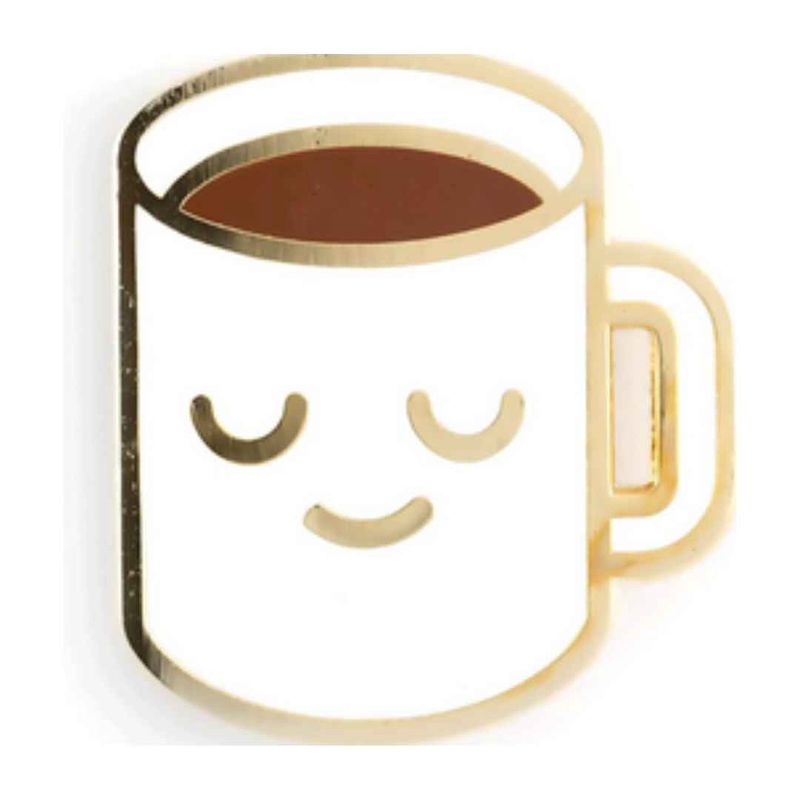 Coffee Mug Enamel Pin