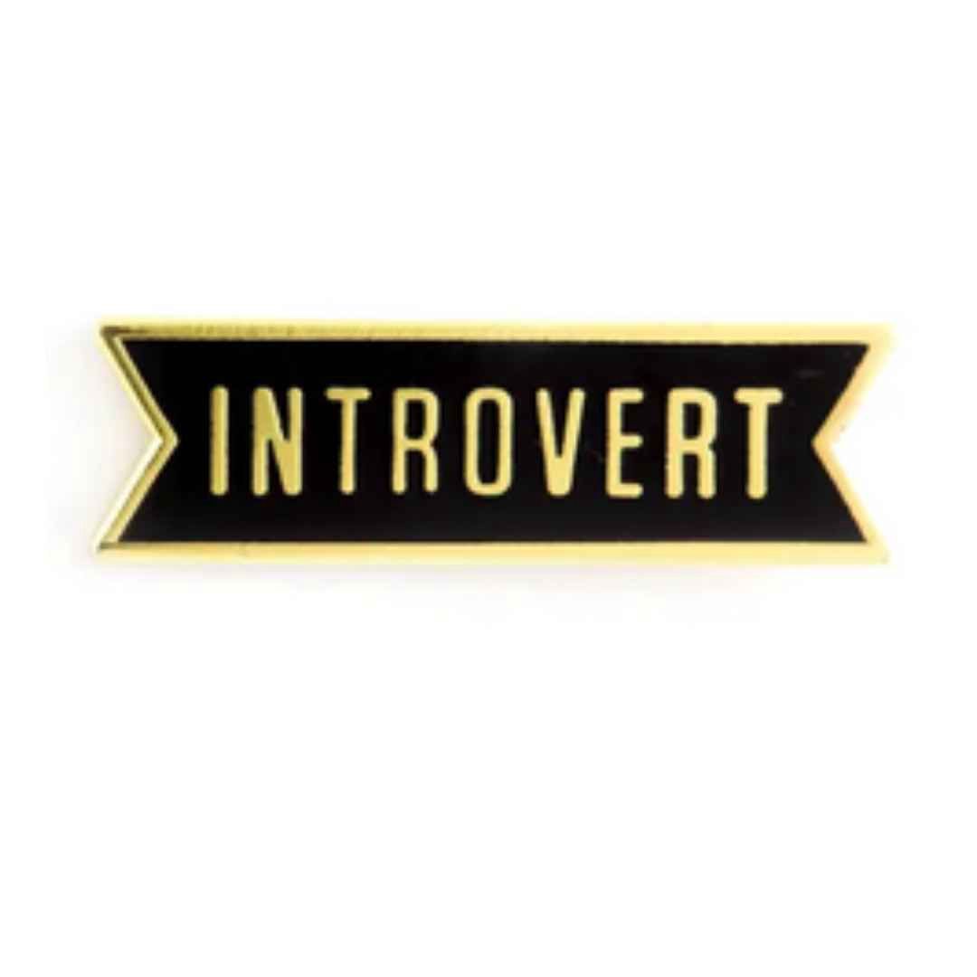 Introvert Enamel Pin