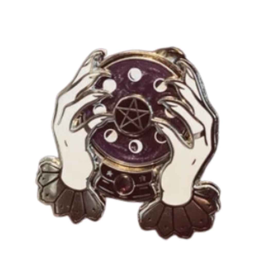 Lunar Psychic Crystal Ball Enamel Pin