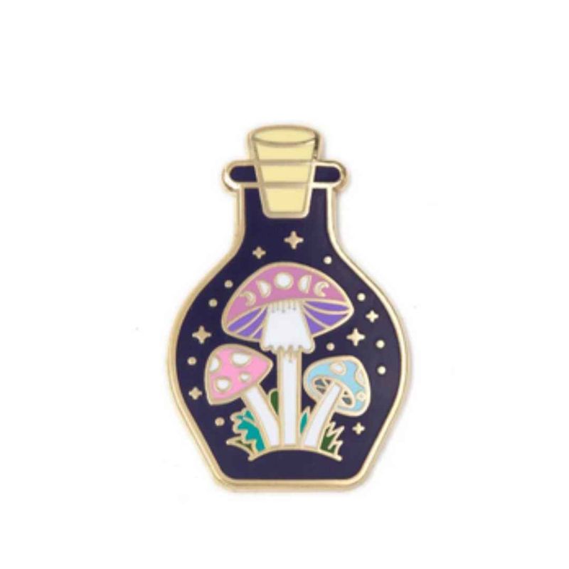 Mushroom Colony Enamel Pin