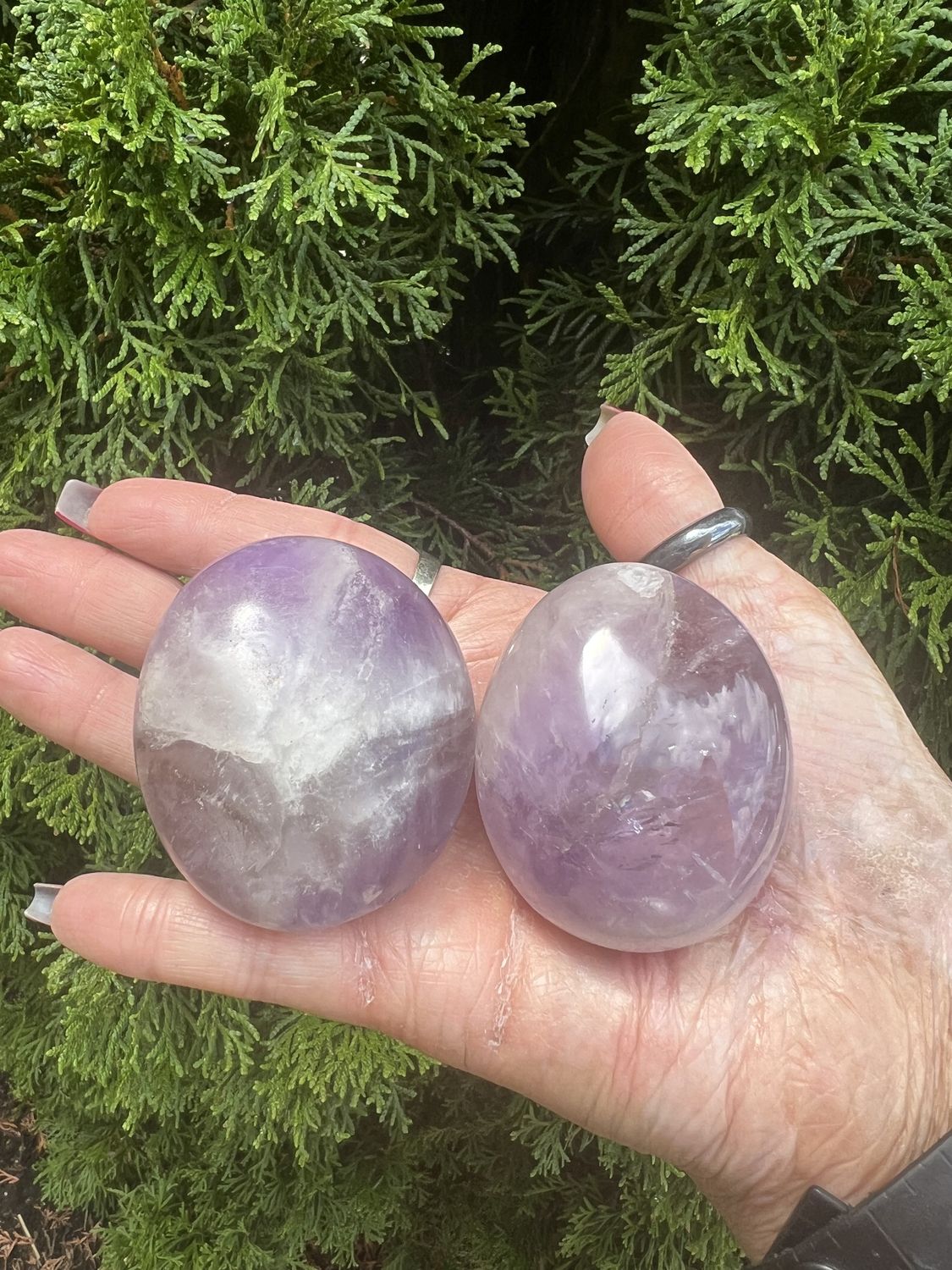 Amethyst Palmstone