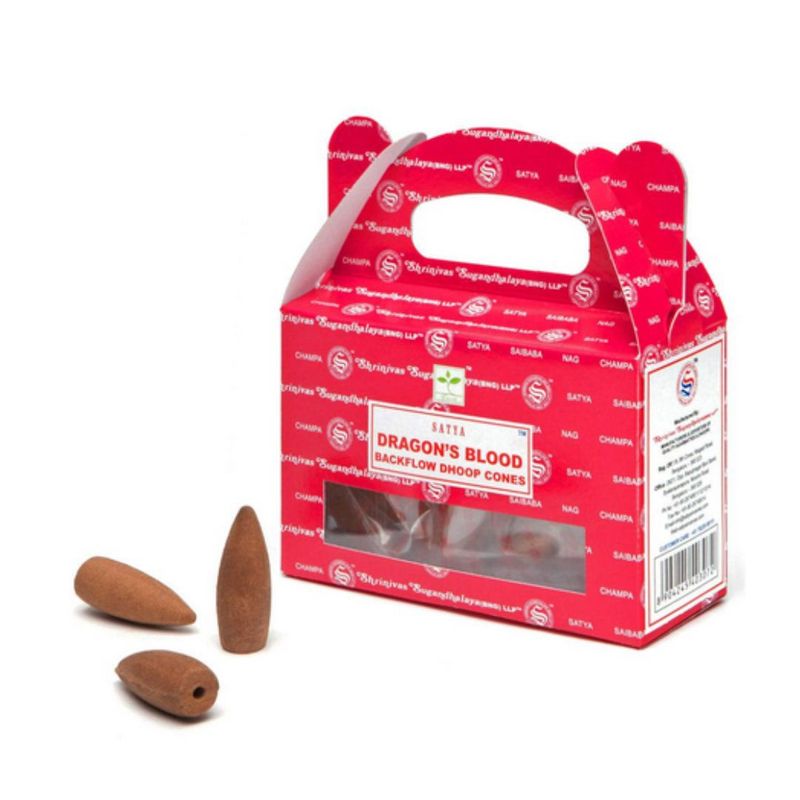 Dragon&#39;s Blood Backflow Dhoop Cones Incense