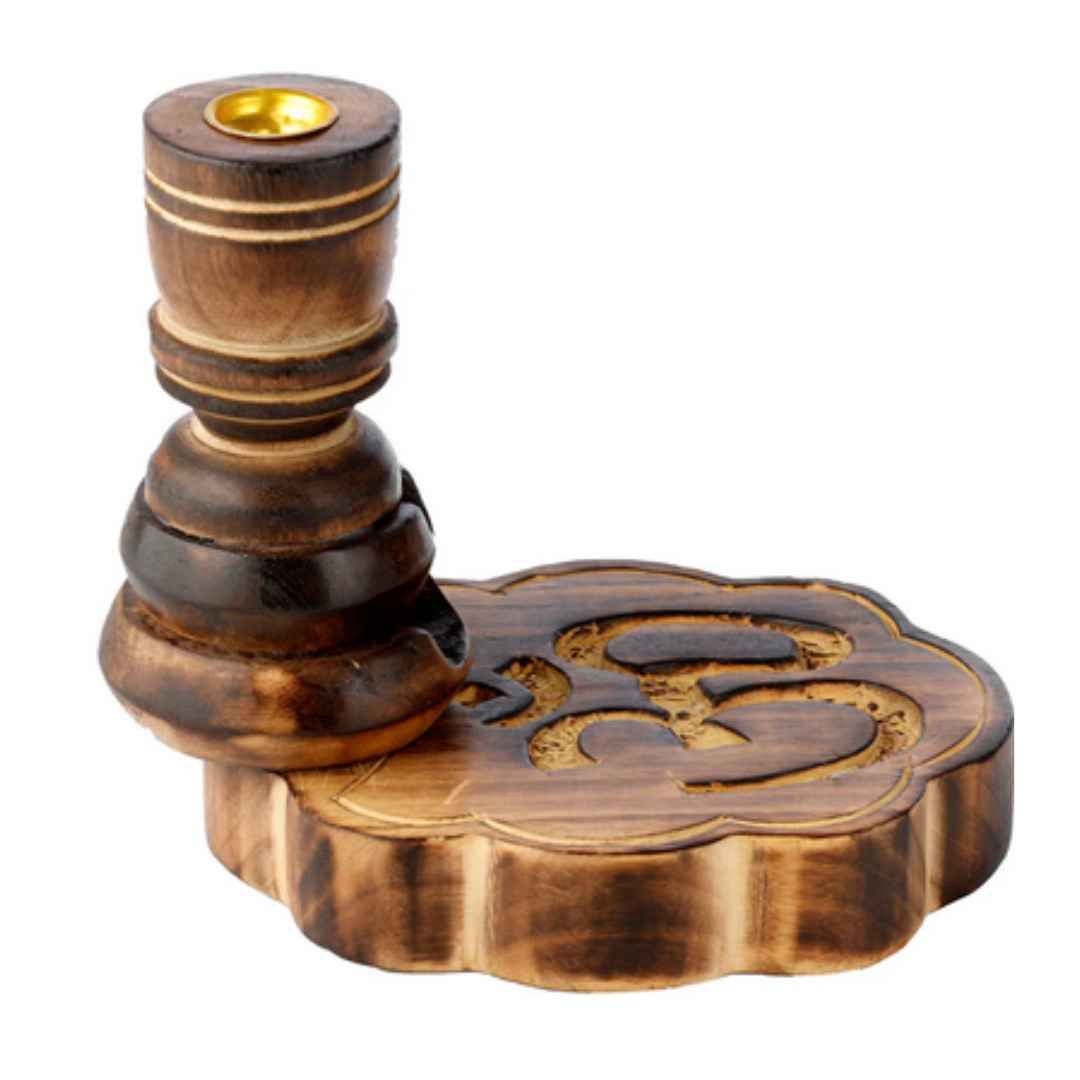 Om Wood Backflow Burner