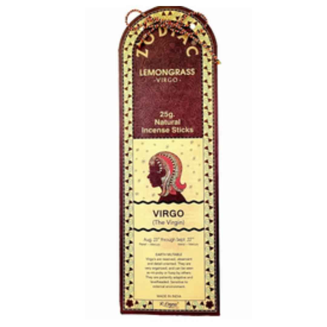 Virgo Zodiac Lemongrass Incense