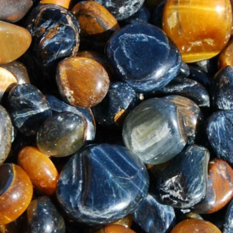 Blue Tigers Eye Tumbled