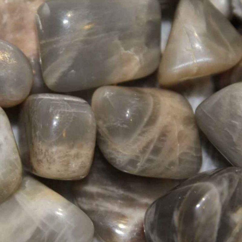 Black Moonstone Sm Tumbled