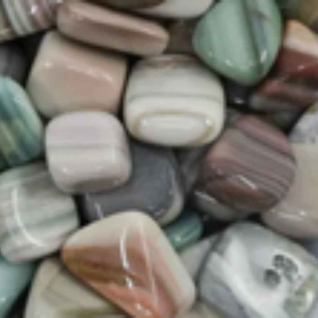 Saturn Chalcedony Tumbled