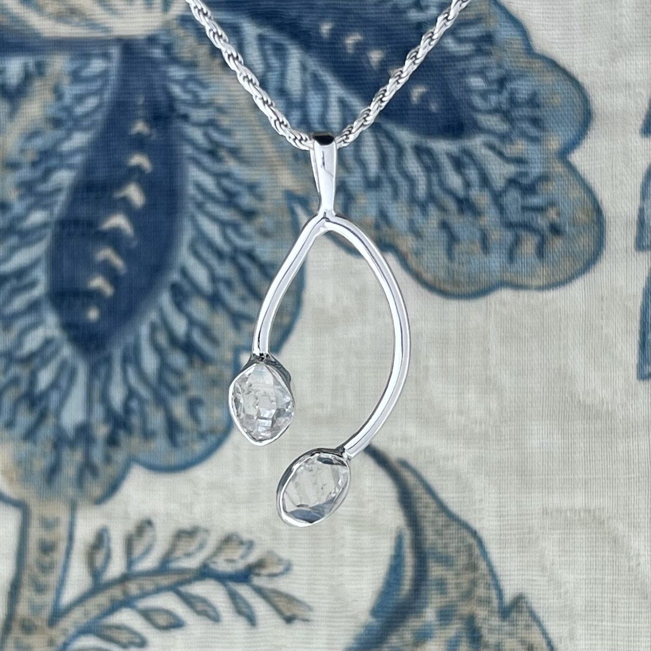 Herkimer Diamond Sterling Pendant