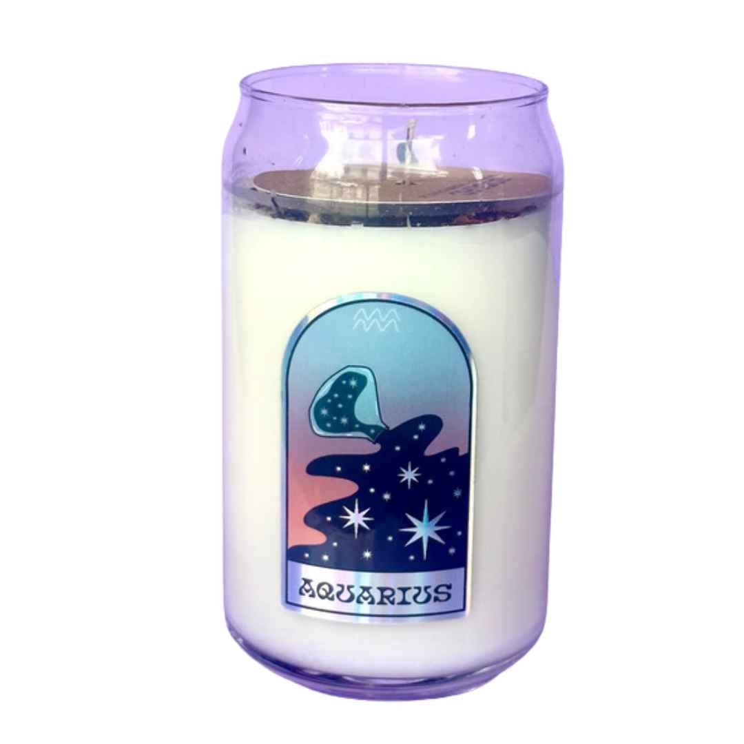 Aquarius Zodiac Dressed Horoscope Candle