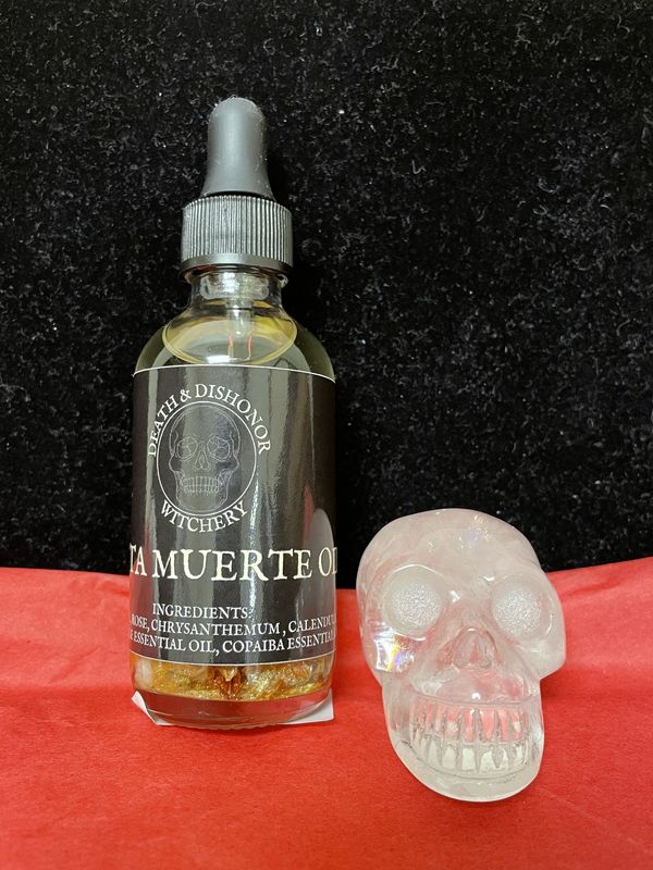 Santa Muerte Oil Calavera
