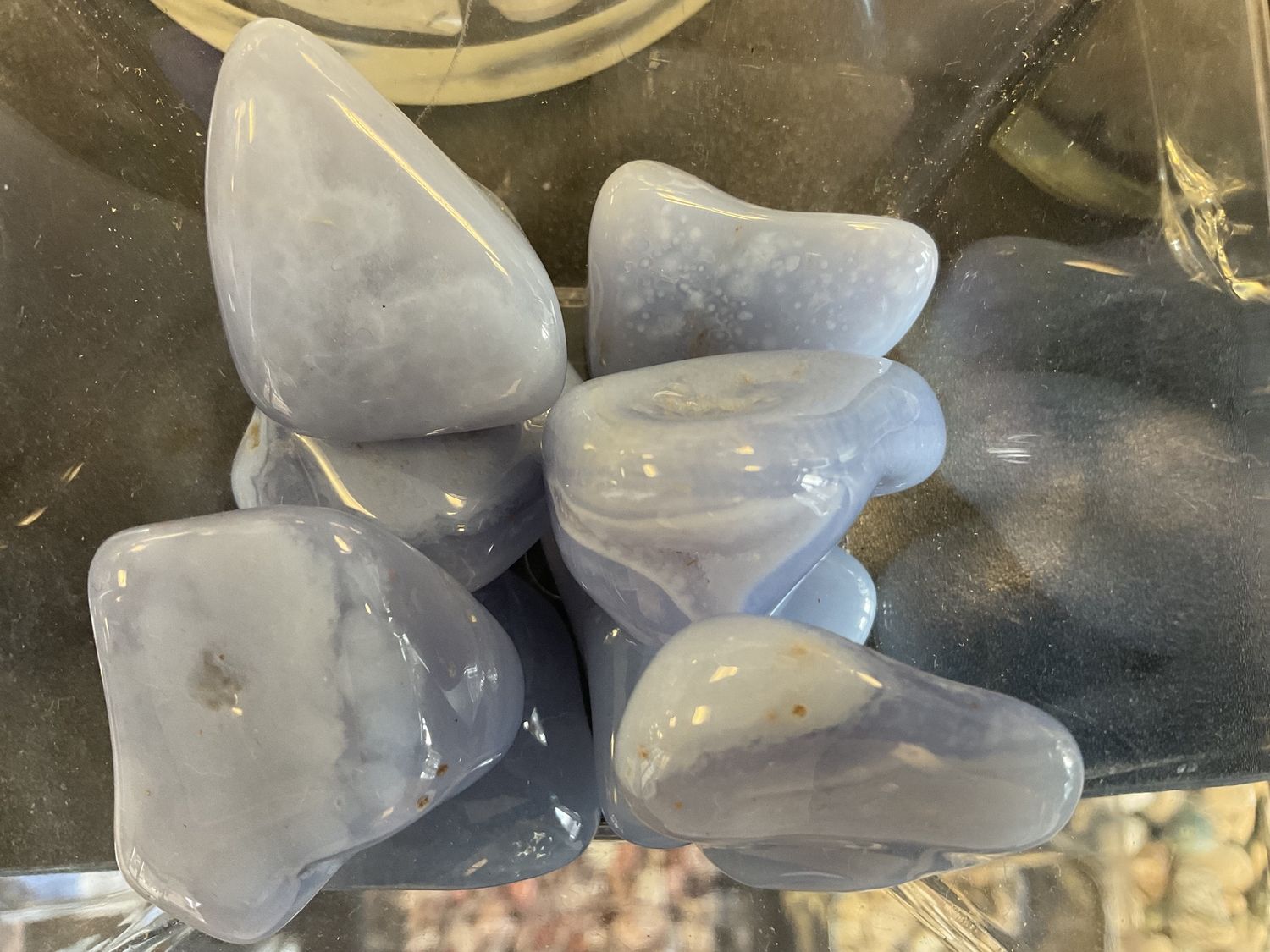 Blue Agate Tumbled XL