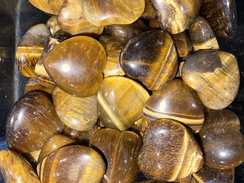 Tigers Eye Heart Small