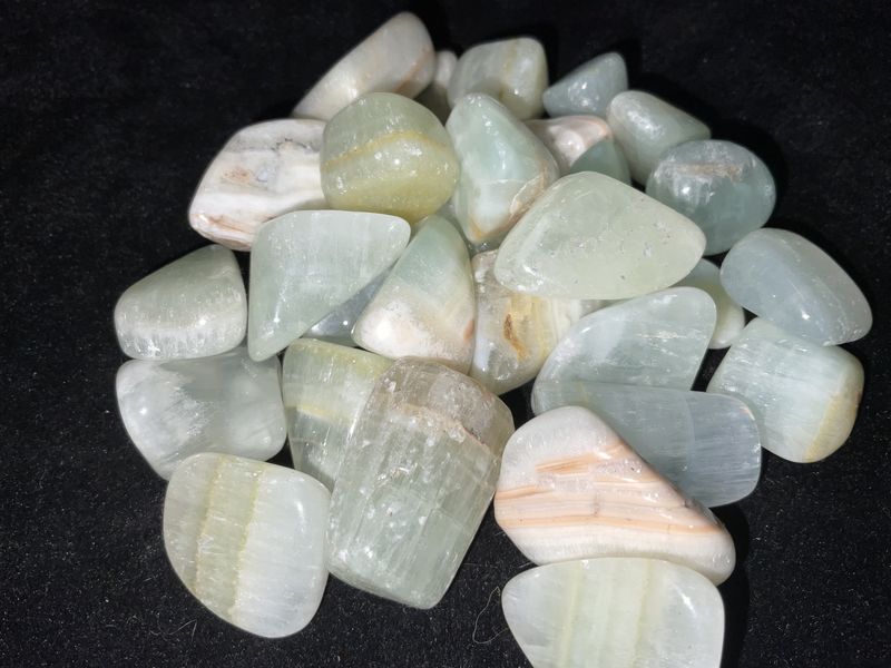 Green Calcite Tumble