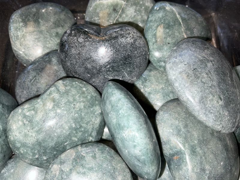 Jade Hearts Large