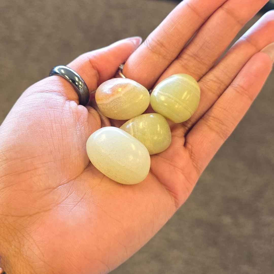 Pistachio Agate Tumbled