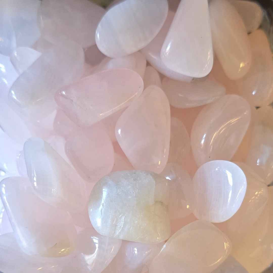 Pink Calcite Tumbled