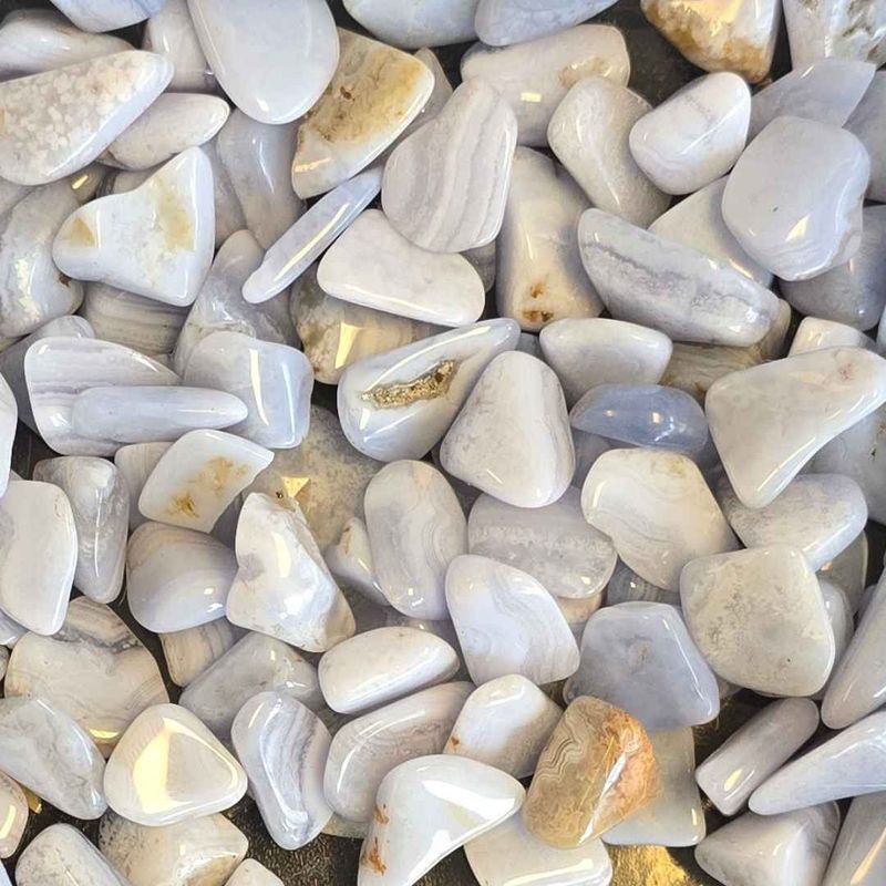 Blue Lace Agate Tumbled Sm