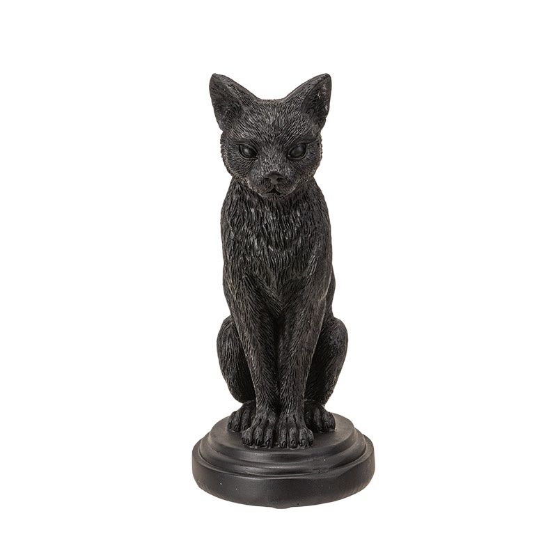 Fausts Familiar Cat Candle Holder