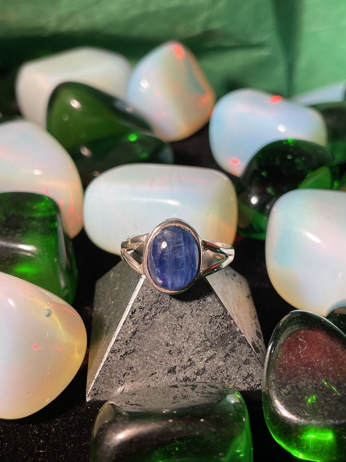 Kyanite Sterling Ring Sz6