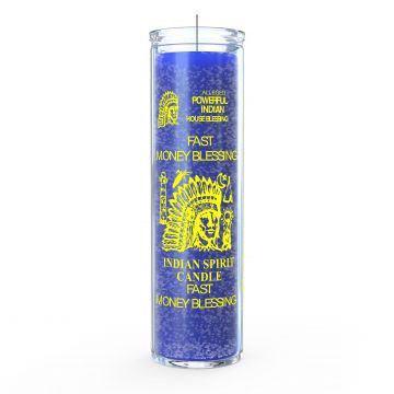 7 Day Indian Spirit Fast Money Blessing Candle