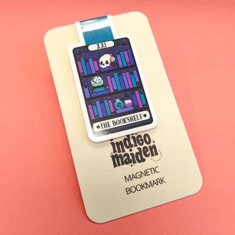 Bookshelf Tarot Magnetic Bookmarker