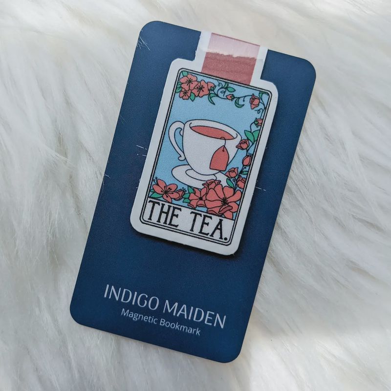 Tea Tarot Card Magnetic Bookmarker
