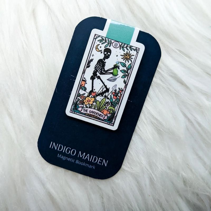 Gardener Tarot Card Magnetic Bookmarker