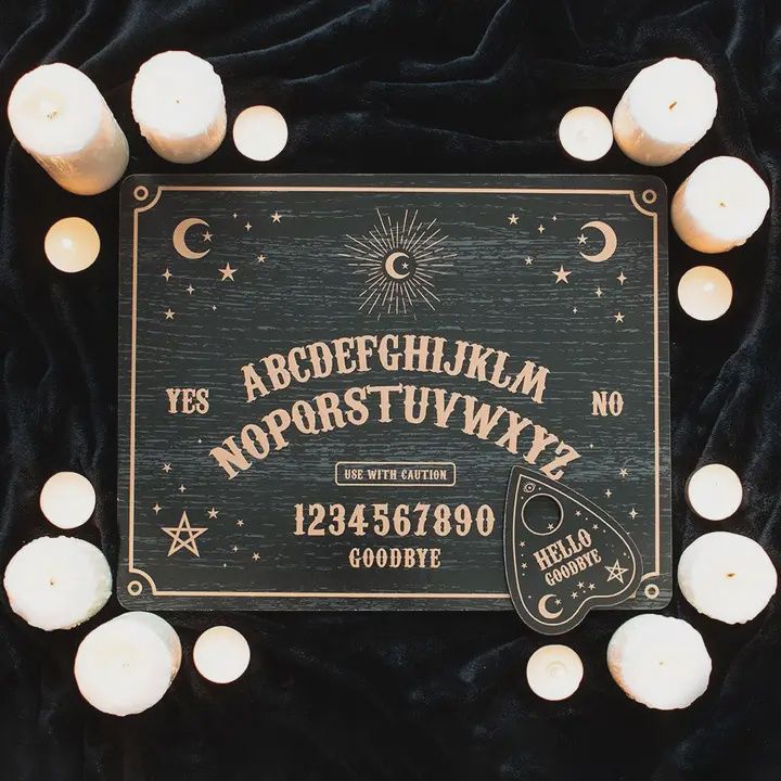 Black Spirit Board with Planchette