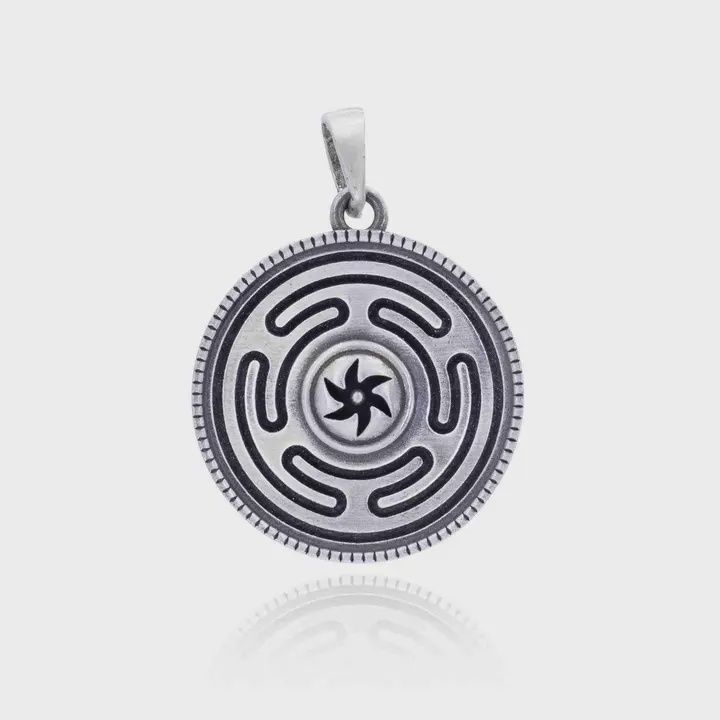 Hecate&#39;s Wheel Goddess Pendant