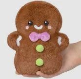Mini Squishable Gingerbread Man Plush