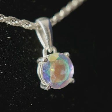 Dainty Mercury Mystic Topaz