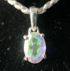 Mercury Mist Topaz Pendant