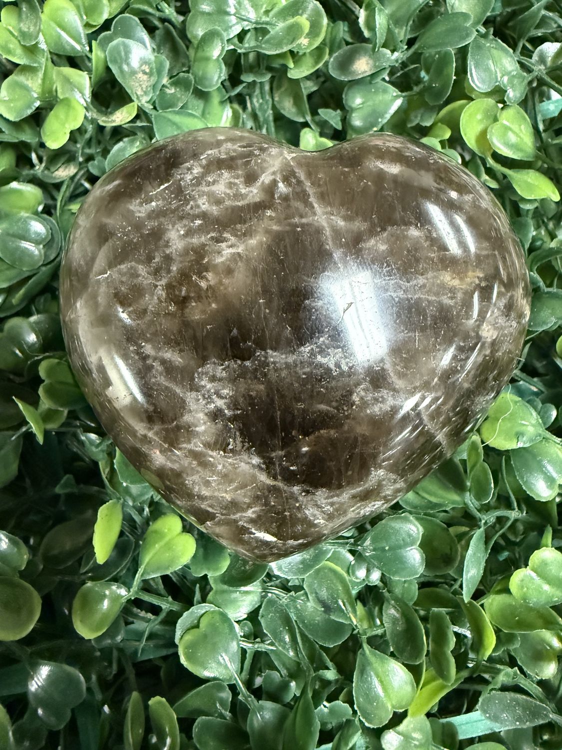 Smoky Quartz Heart $28