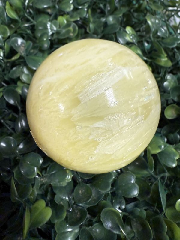 Lemon Calcite Sphere