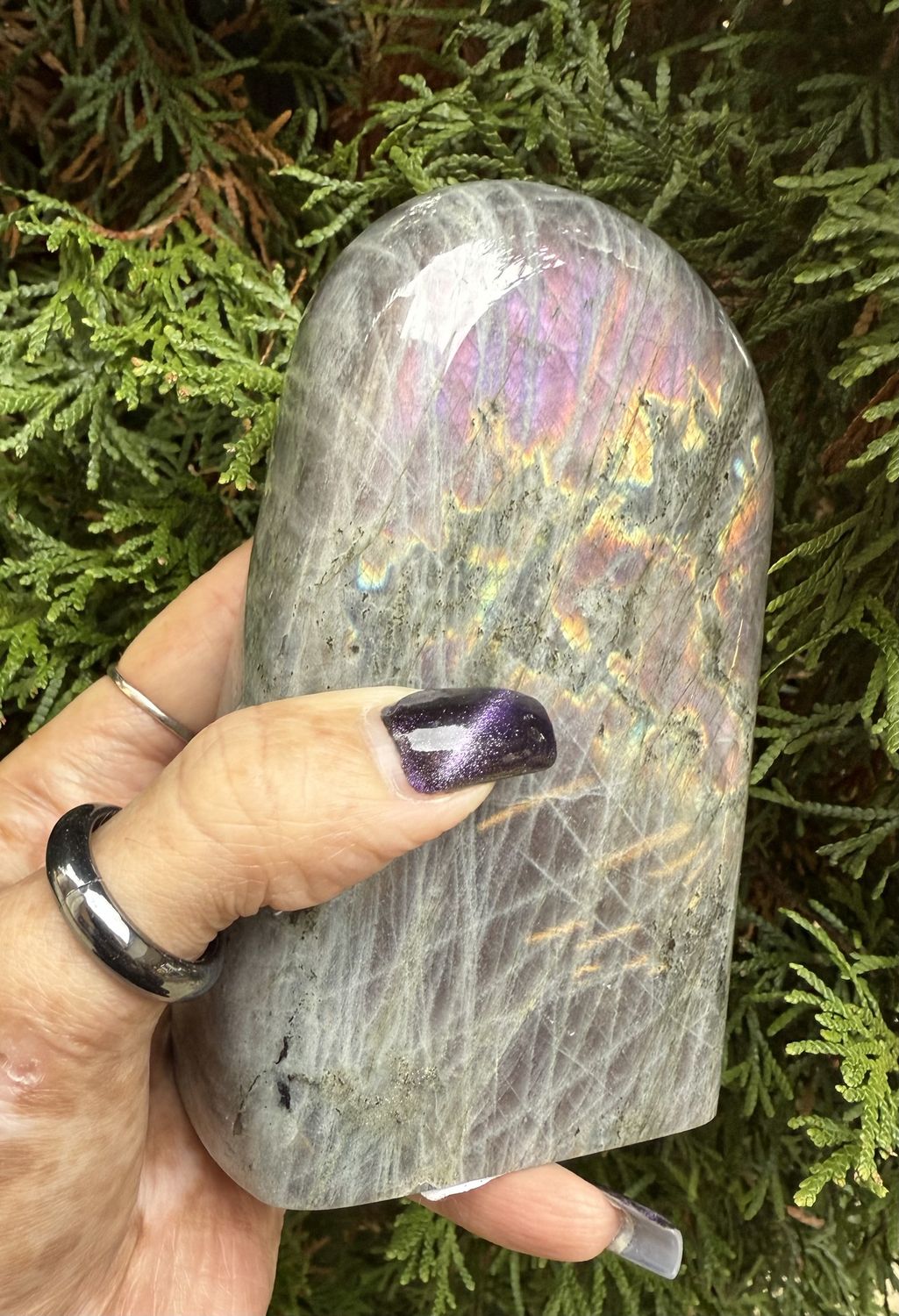 Labradorite Purple Flash Free Form