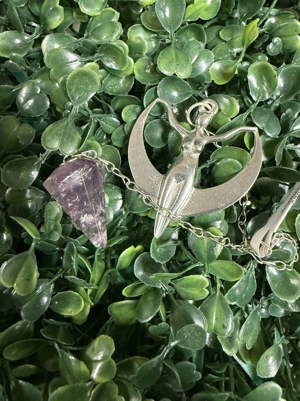 Amethyst Nile Goddess Pendulum Deva Designs