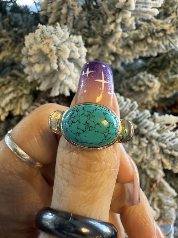 Royal Turquoise Ring Sz 7