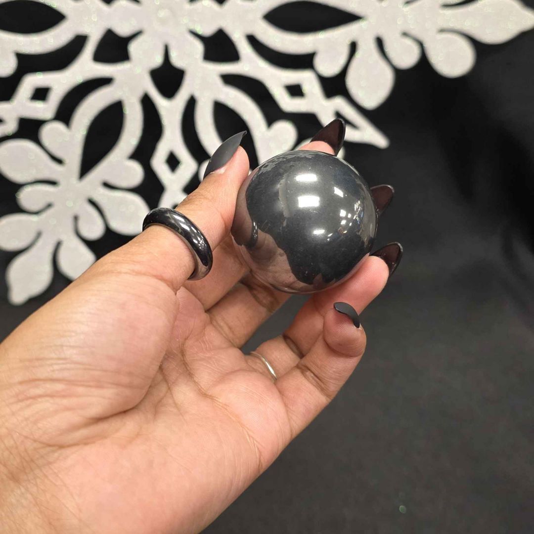 Hematite 40mm Sphere